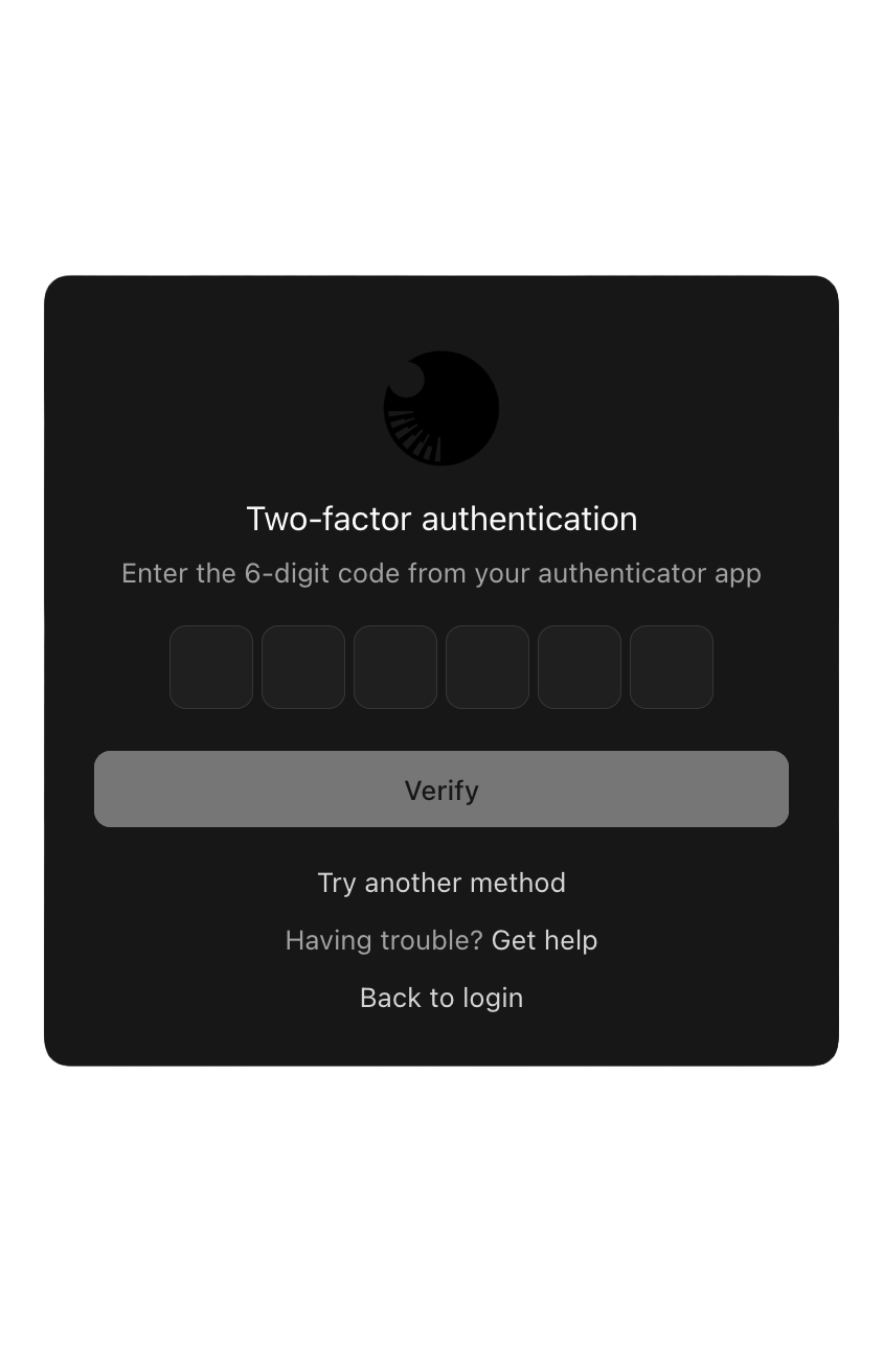 Two-factor verification